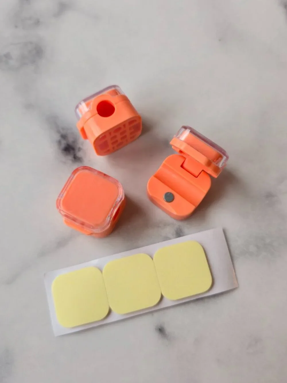 3PCS Magnetic Cable Organizer Clips w/ Double-Sided Tape | USB-C iPhone Desk Hol